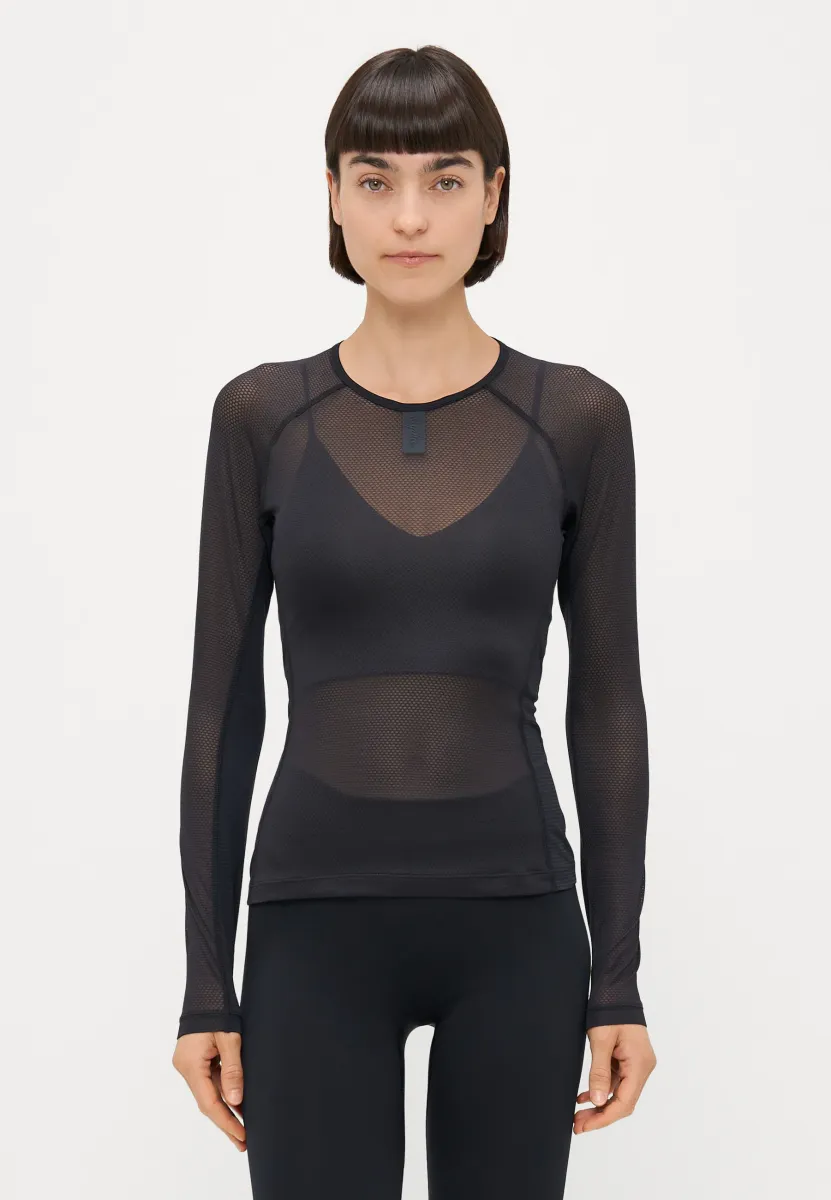 WOMENS LIGHTWEIGHT BASE LAYER LONG SLEEVE - Unterhemd/-shirt - black