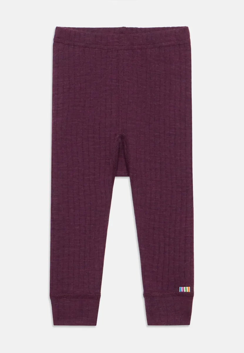 WOOL UNISEX - Leggings - Hosen - plum