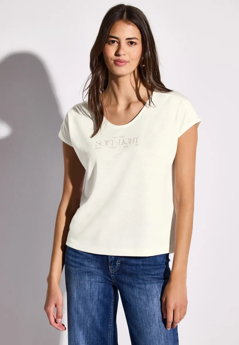 WORDING - T-Shirt print - weiß