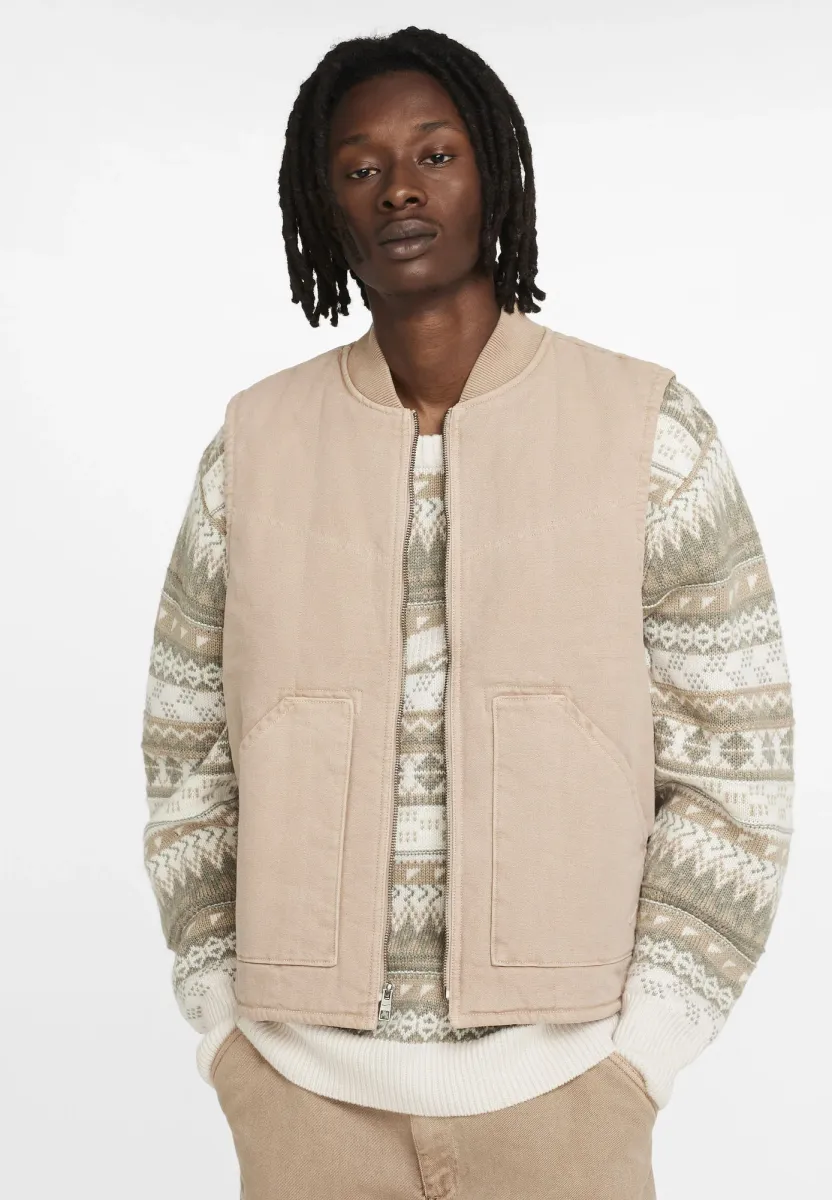WORK DYE - Weste - hemp