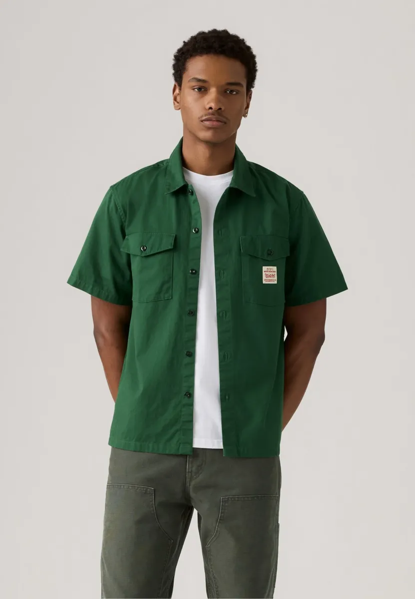 WORKER - Hemd - dark green