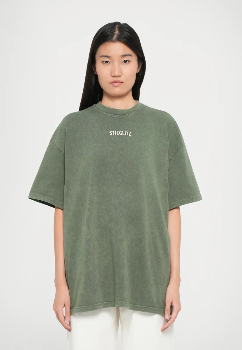 WORN OUT - T-Shirt basic - green