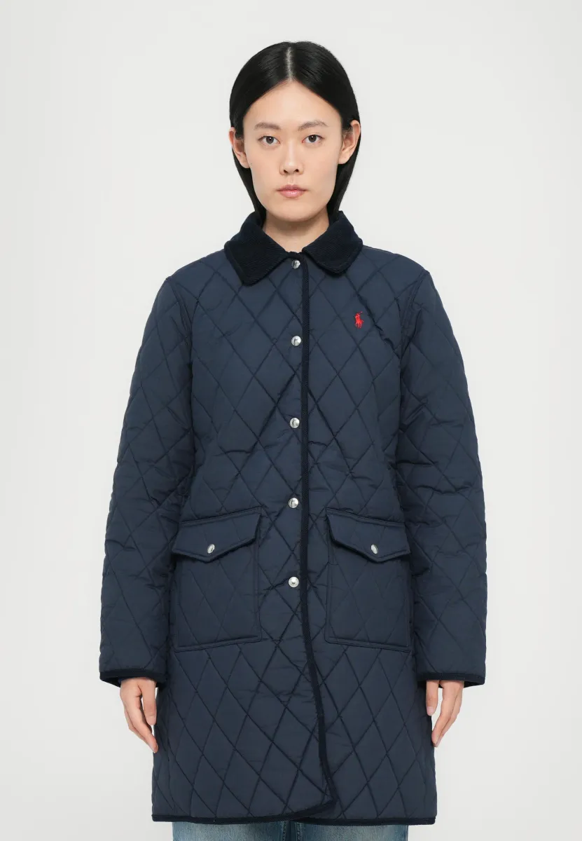 WOVEN COAT - Wintermantel - navy