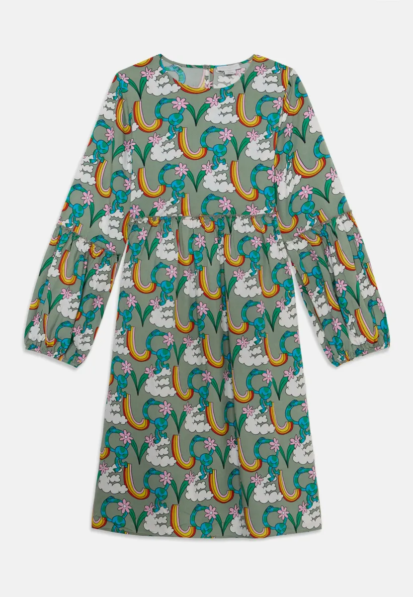 WOVEN DRESS - Maxikleid - verde/multicolor