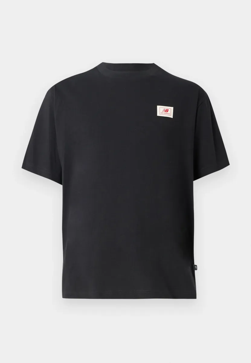 WOVEN LABEL UNISEX - T-Shirt print - black