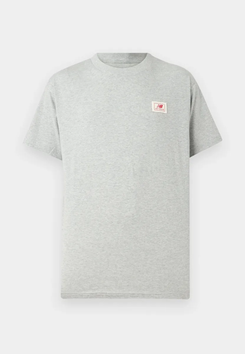 WOVEN LABEL UNISEX - T-Shirt print - grey
