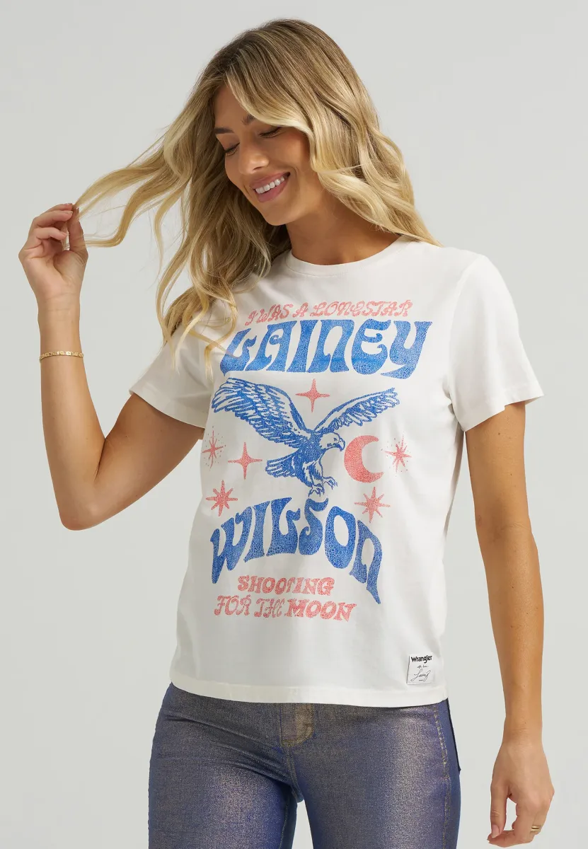 WRANGLER X LAINEY WILSON REGULAR TEE - T-Shirt print - white