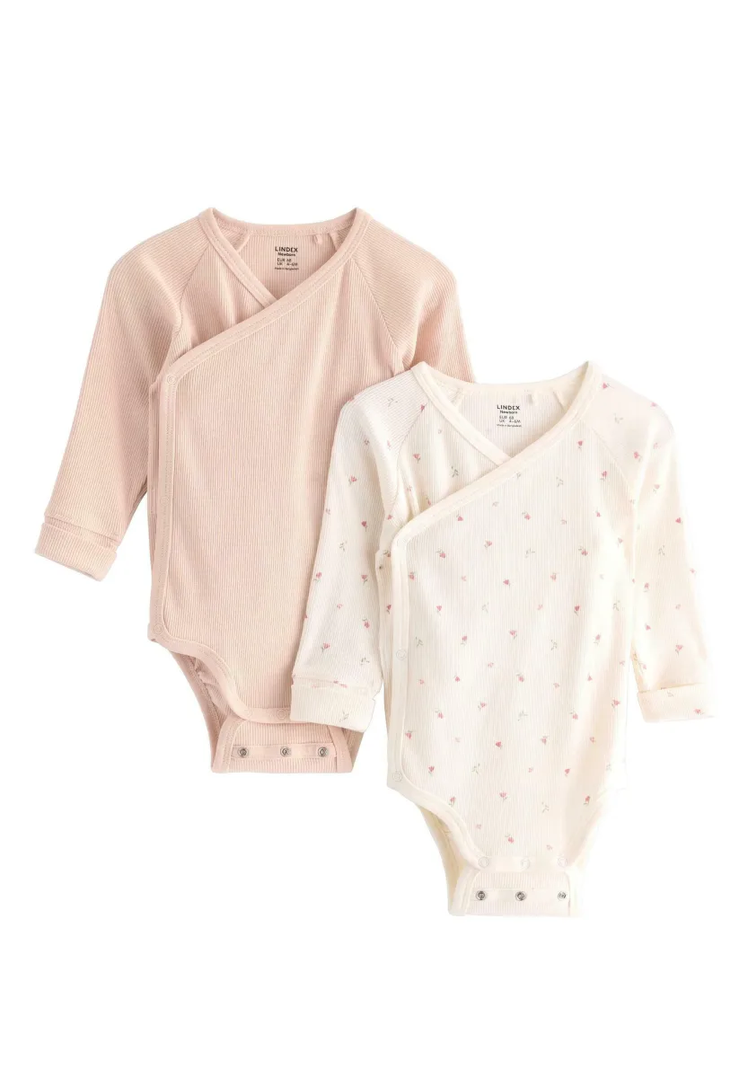 WRAP NEWBORN UNISEX 2 PACK - Body - light pink