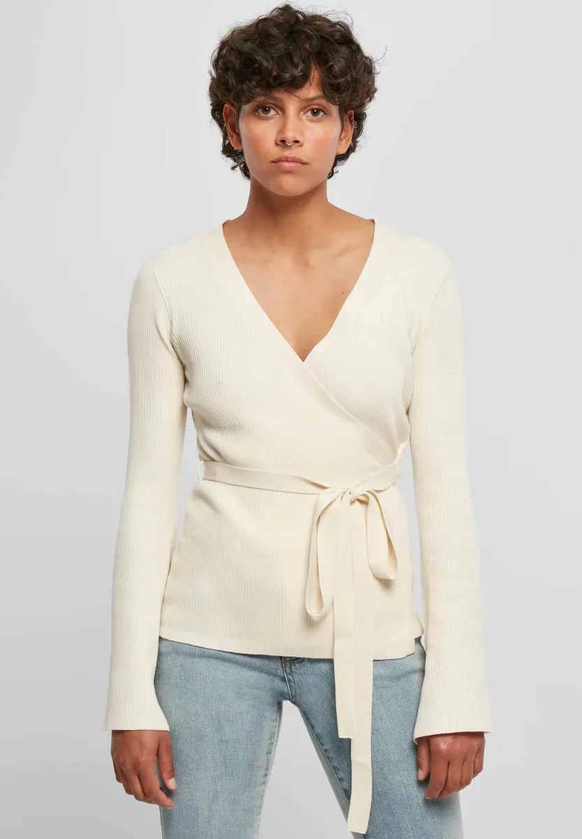 WRAPPED - Strickjacke - whitesand
