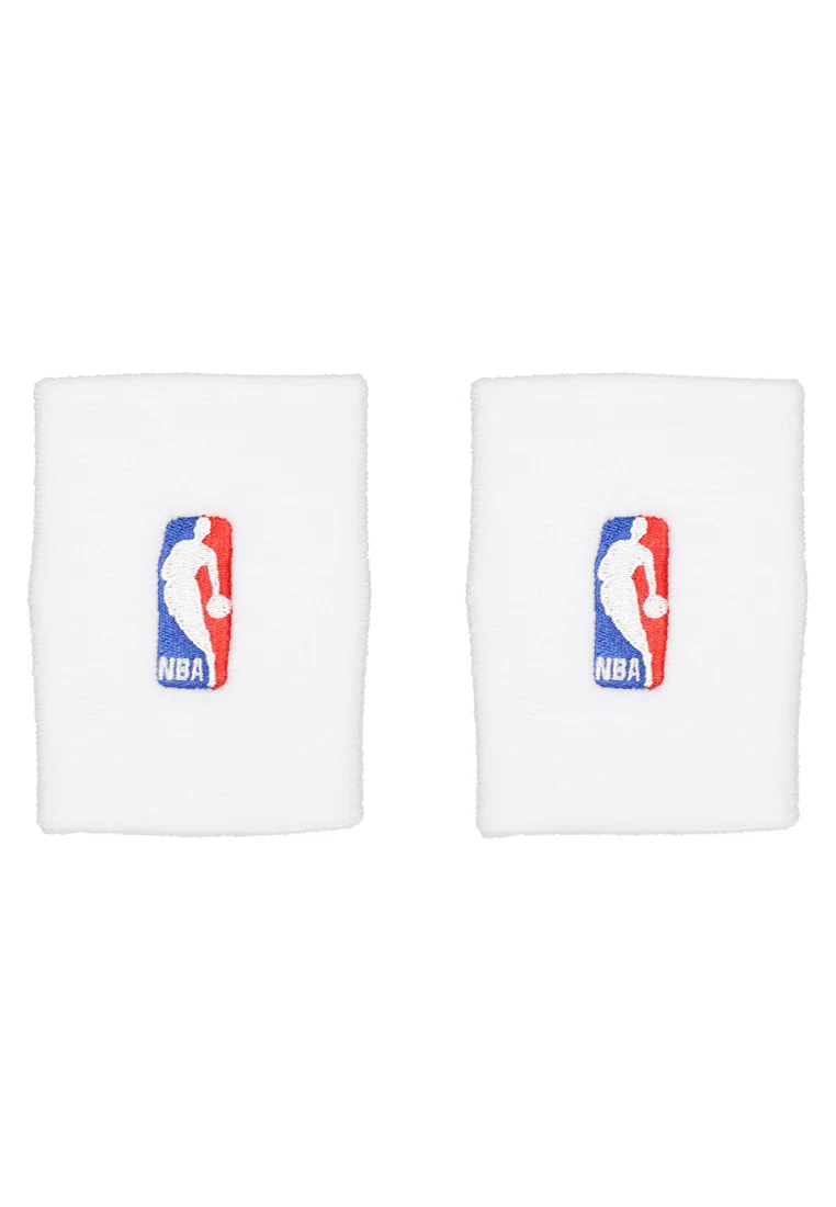 WRISTBANDS NBA 2 PACK - Schweißband - white