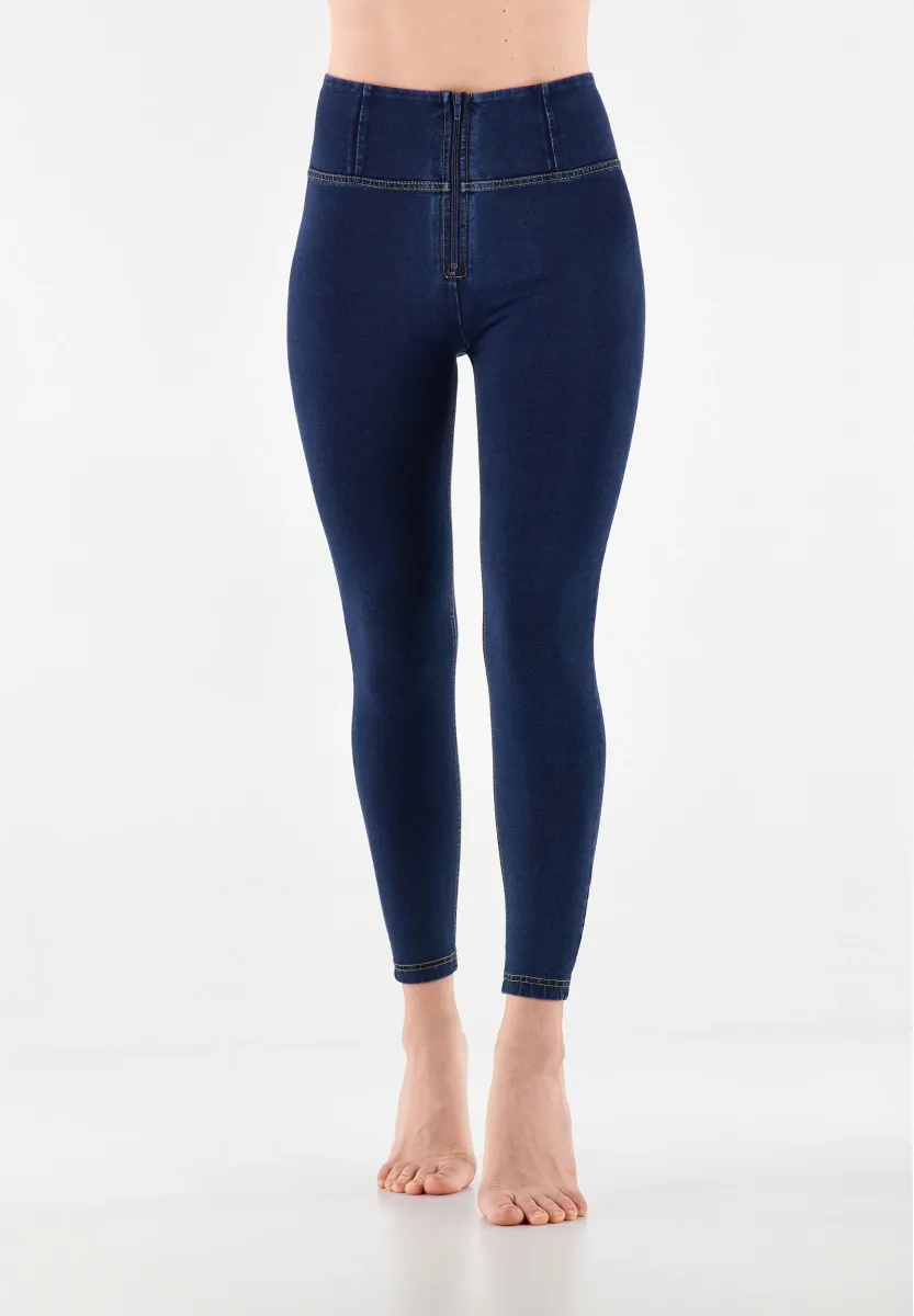 WR.UP® DENIM PUSH-UP - Stoffhose - dark blue