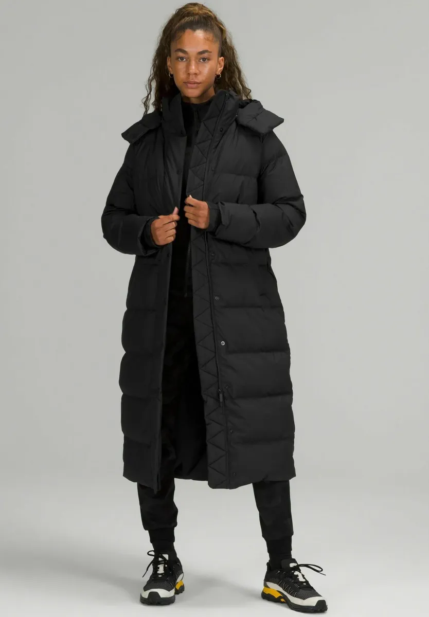 WUNDER PUFF LONG - Daunenjacke - black