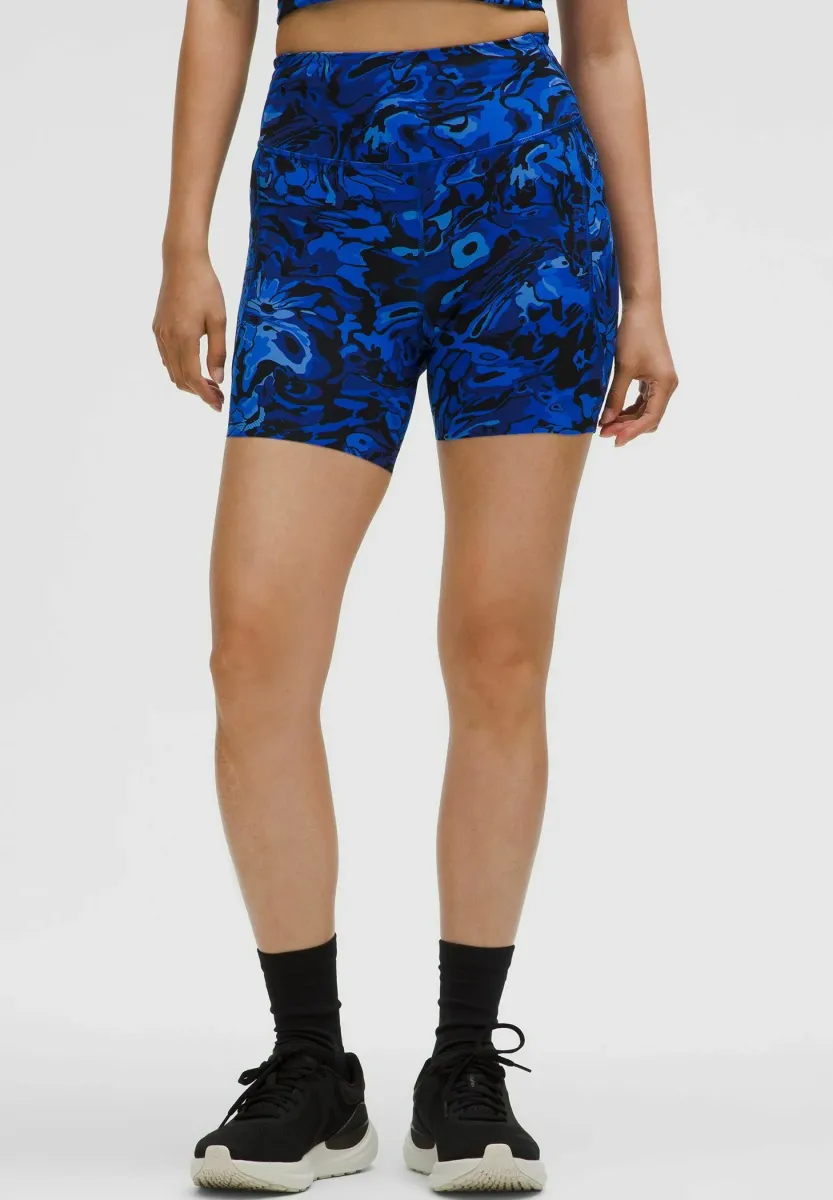 WUNDER TRAIN HIGH-RISE POCKETS 15CM - Lauftights - flower meld galactic multi