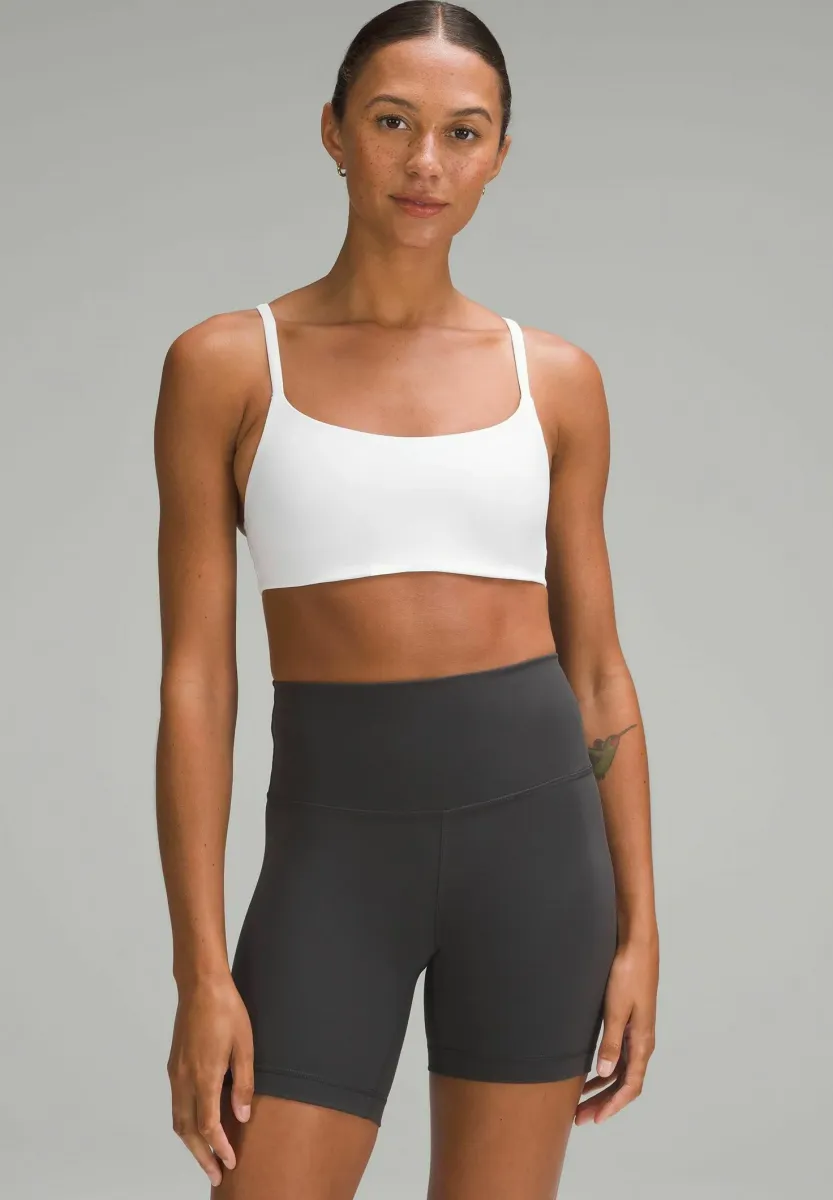 WUNDER TRAIN STRAPPY RACER  A/B - Sport-BH mit leichter Stützkraft - white