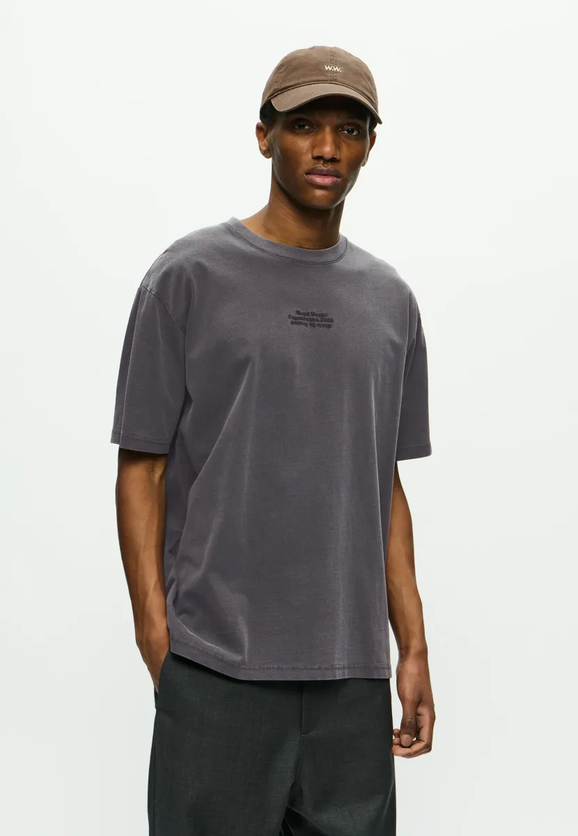 WWOLIVER TEE 25207 - T-Shirt print - black sand