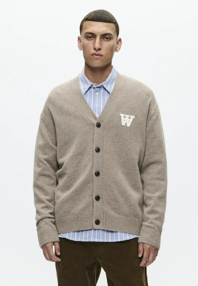 WWTAY CARDIGAN 25081 - Strickjacke - greige