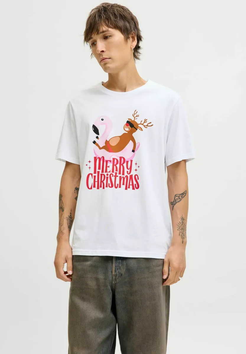 X-MAS - T-Shirt print - white