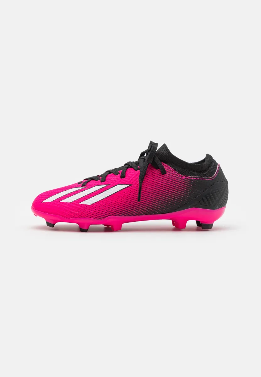 X SPEEDPORTAL.3 FG UNISEX - Fußballschuhe für festen Untergrund - team shock pink 2/core black