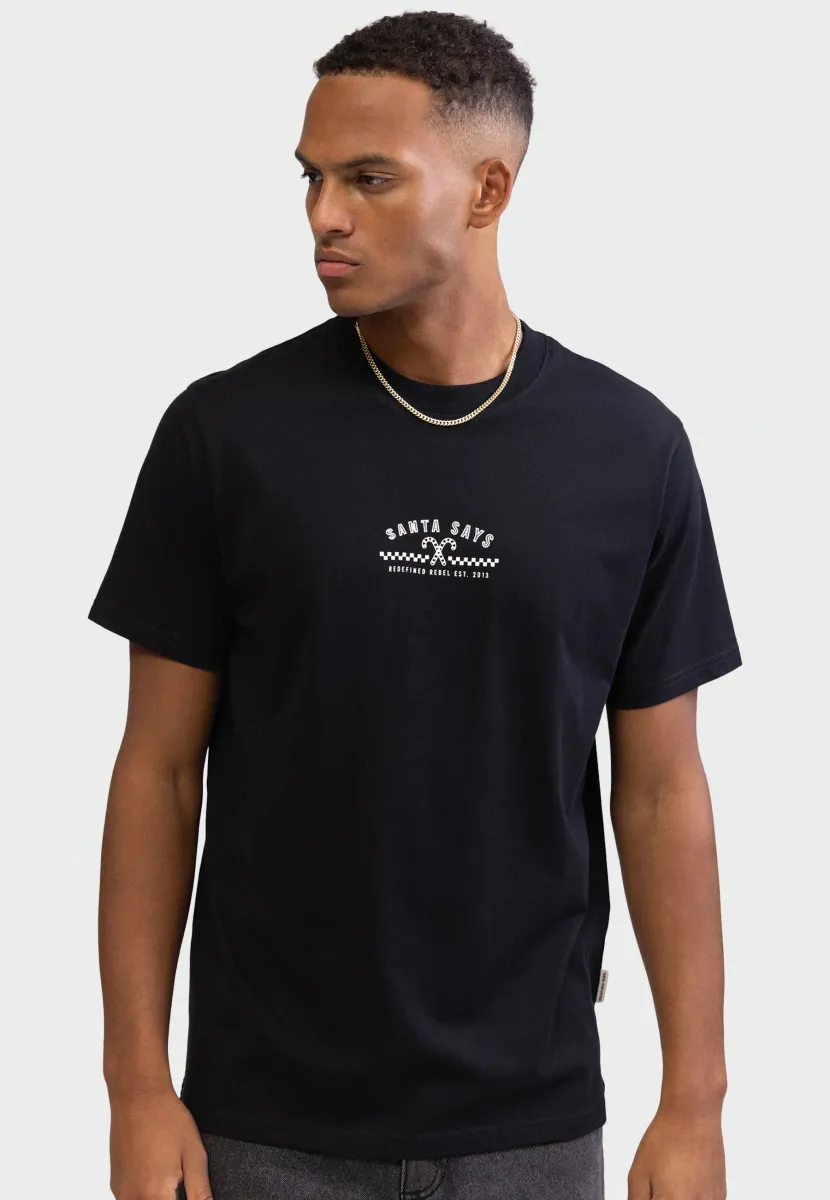 XMAS REGULAR FIT - T-Shirt print - black