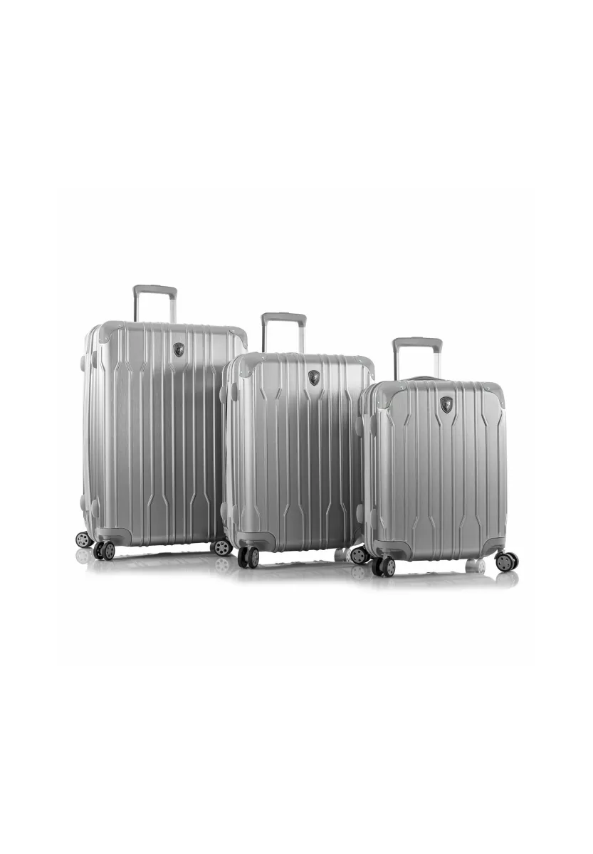 XTRAK 4 SET 3-TEILIG MIT DEHNFALTE - Kofferset - silver