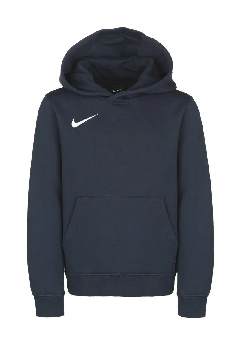 Y NK FLC PARK20 PO HOODIE - Kapuzenpullover - obsidian / white