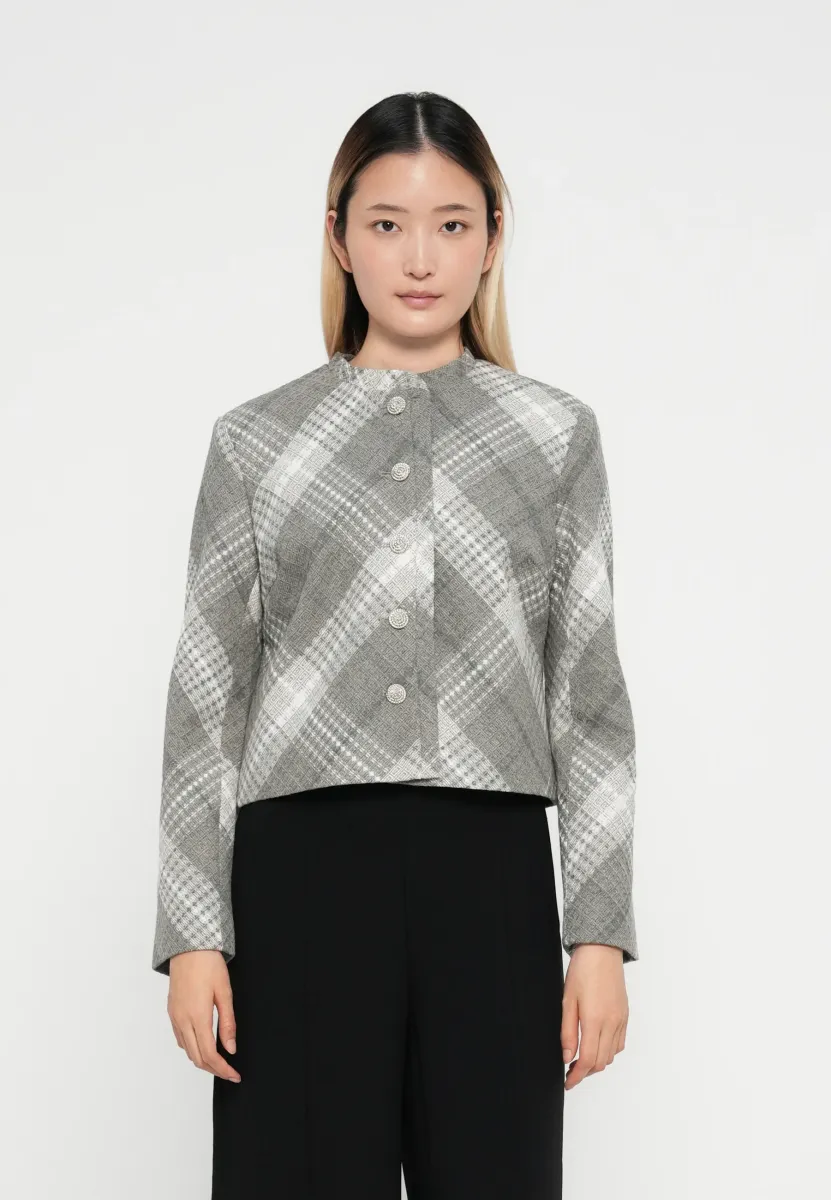 YASBETA JACKET - Blazer - medium grey melange