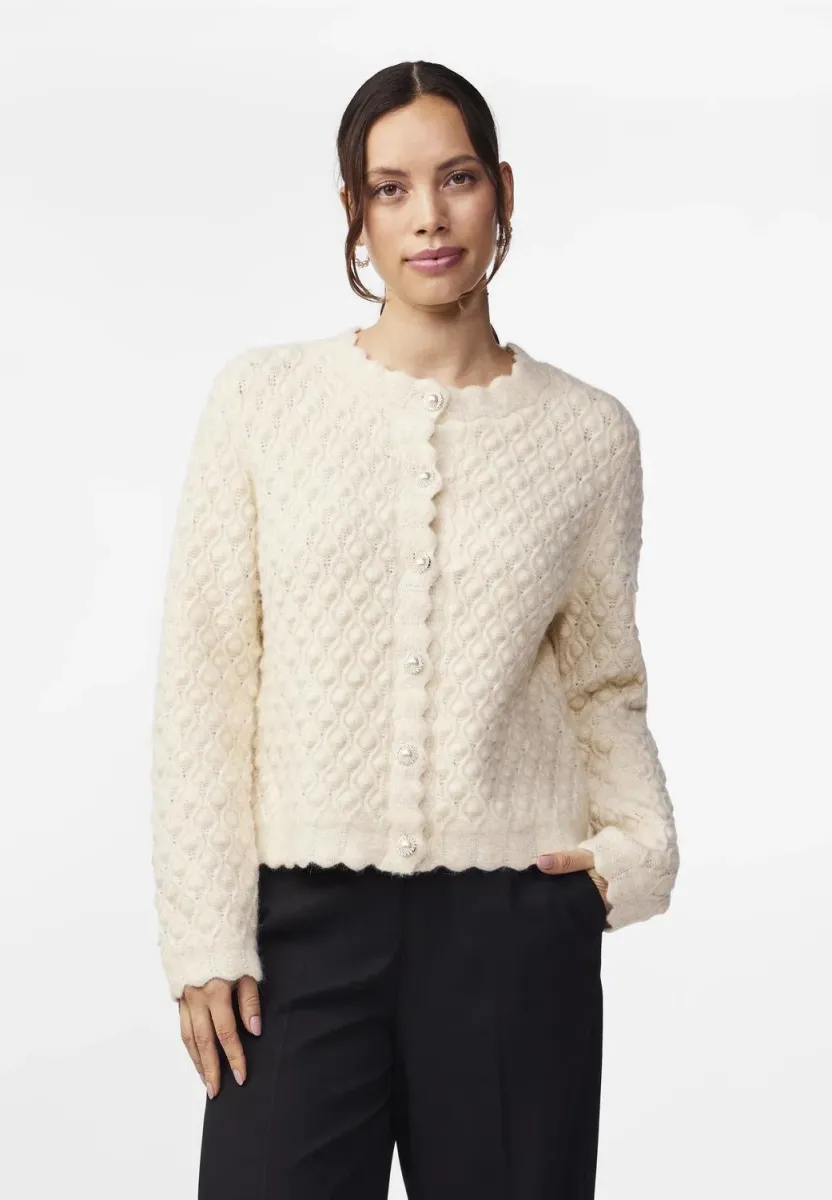 YASBUBBLE - Strickjacke - birch