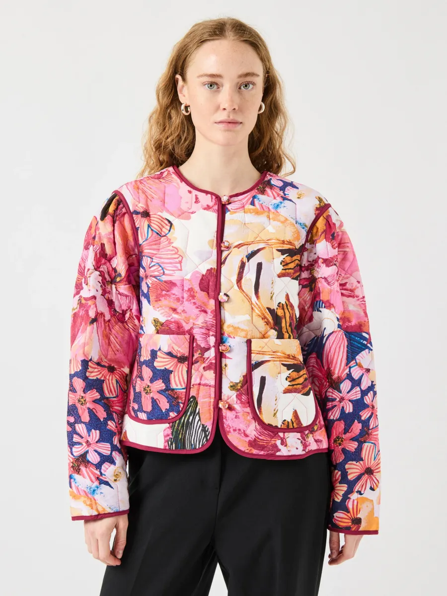YASDELPHI QUILTED JACKET - Übergangsjacke - sachet pink