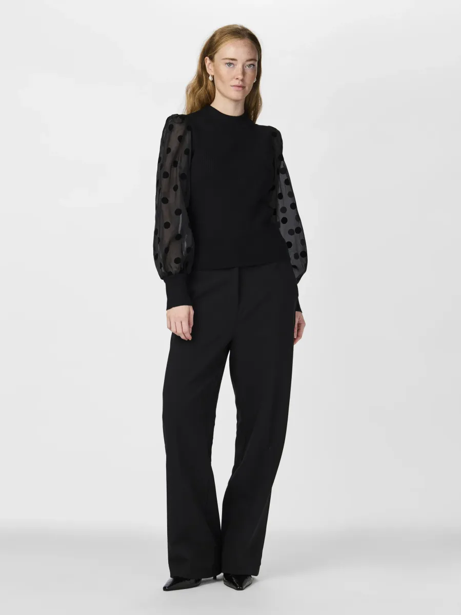 YASDOTME - Strickpullover - black