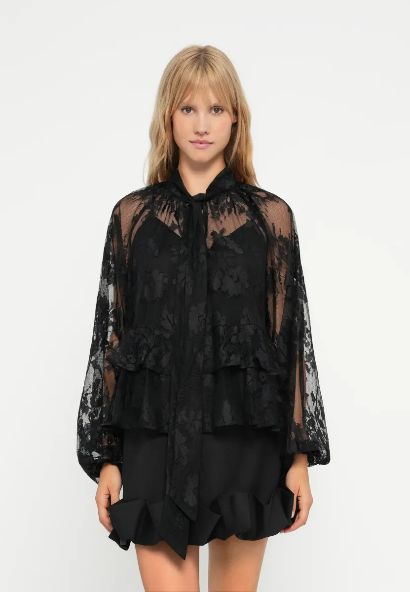 YASLACILLA - Bluse - black