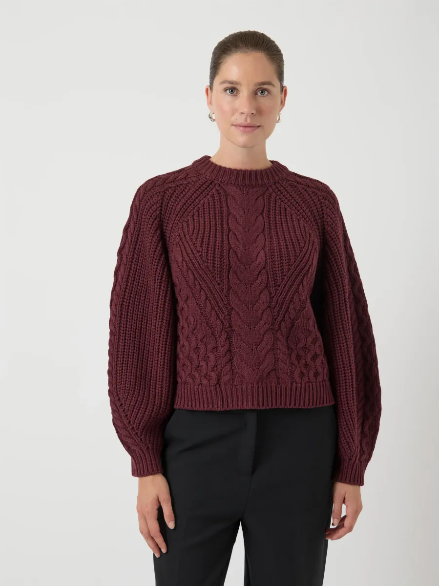 YASNANSA - Strickpullover - port royale