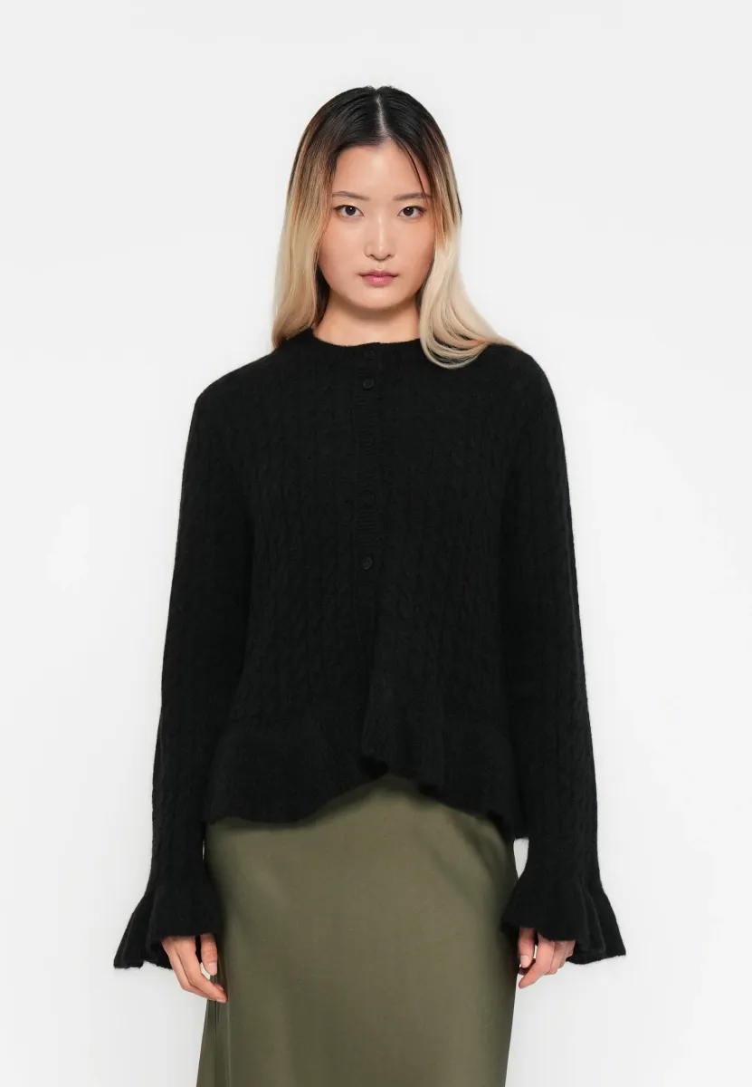 YASNUMA CARDIGAN - Strickjacke - black