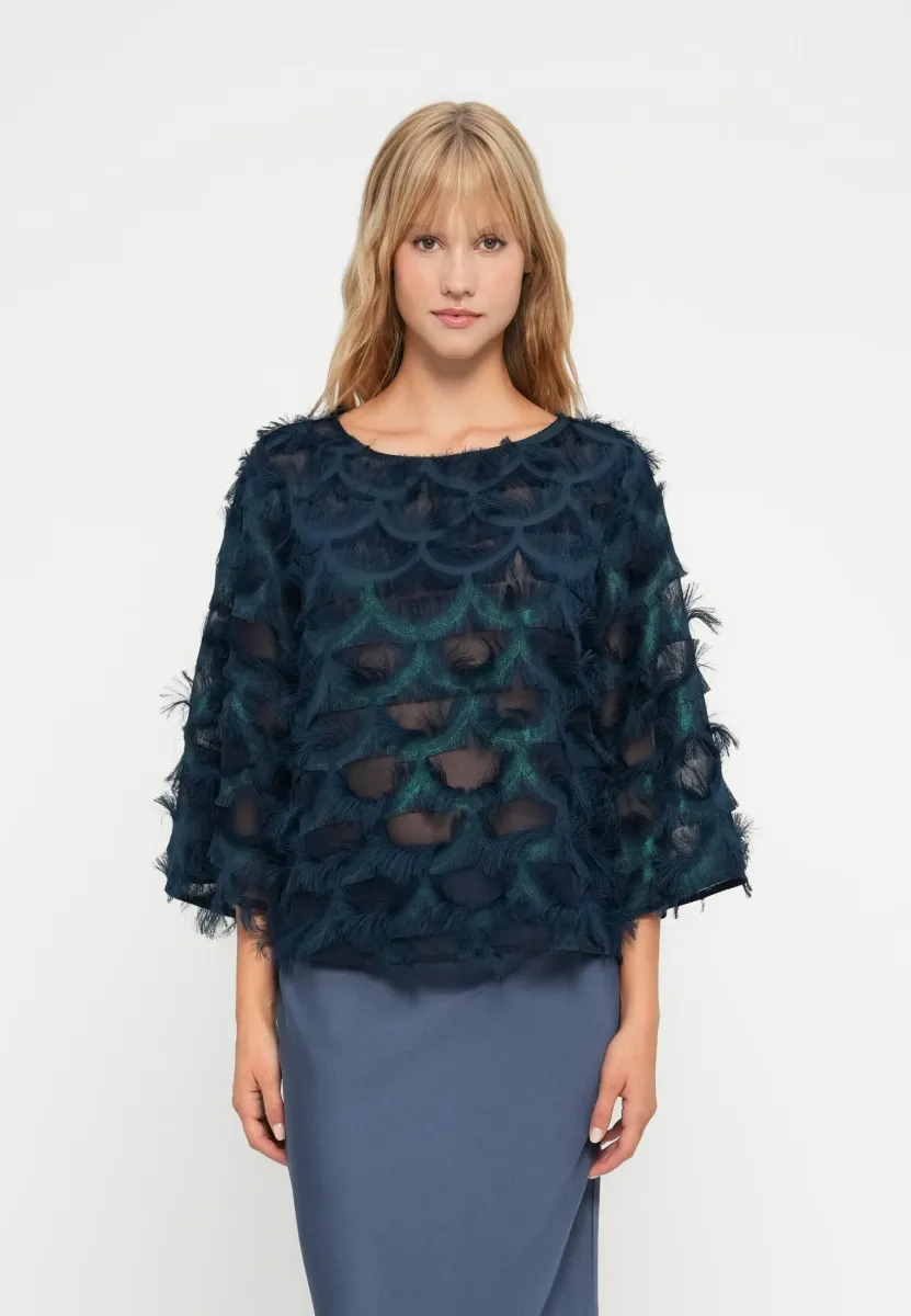 YASPAZILLA SHOW - Bluse - navy