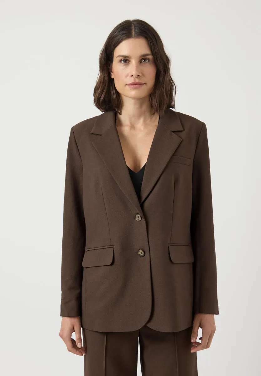 YASREEMAJ - Blazer - chocolate brown