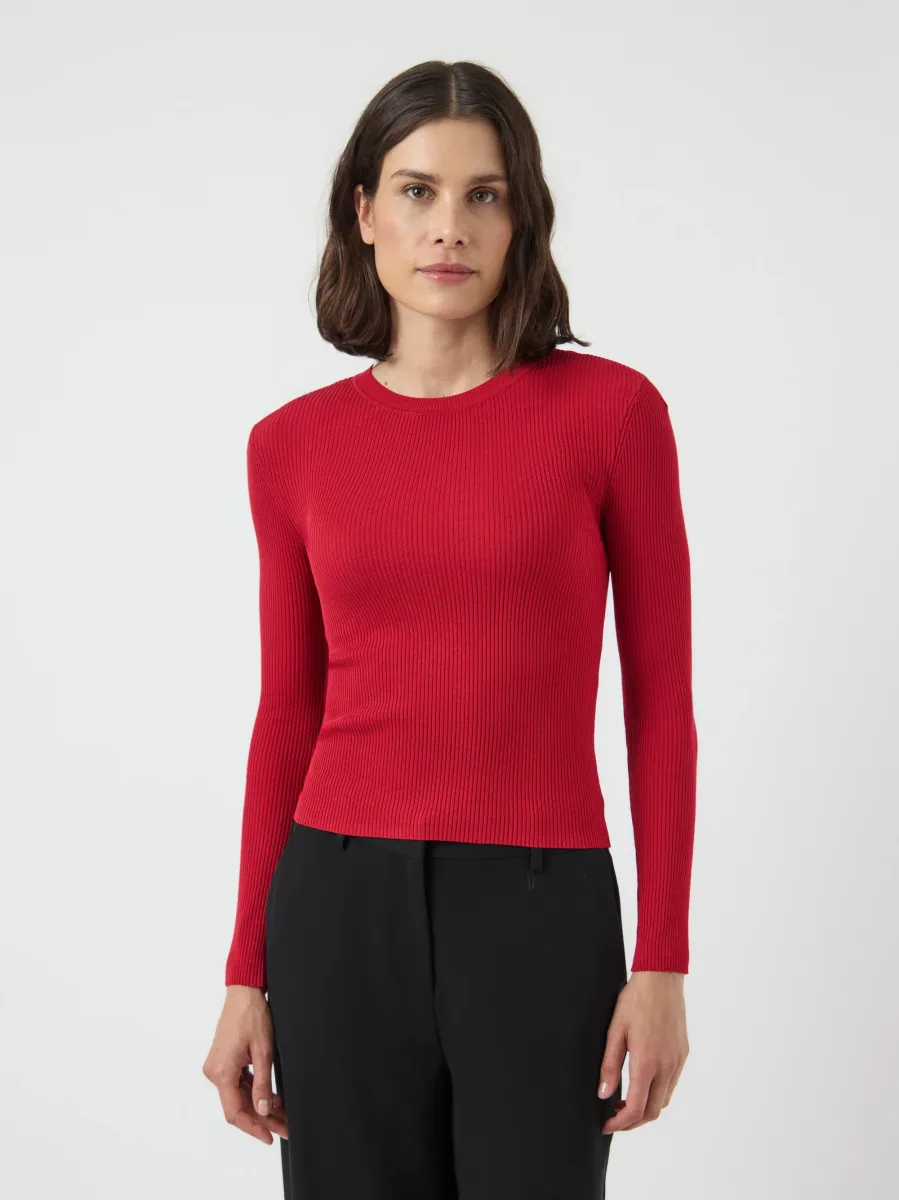 YASZOEY - Strickpullover - jester red