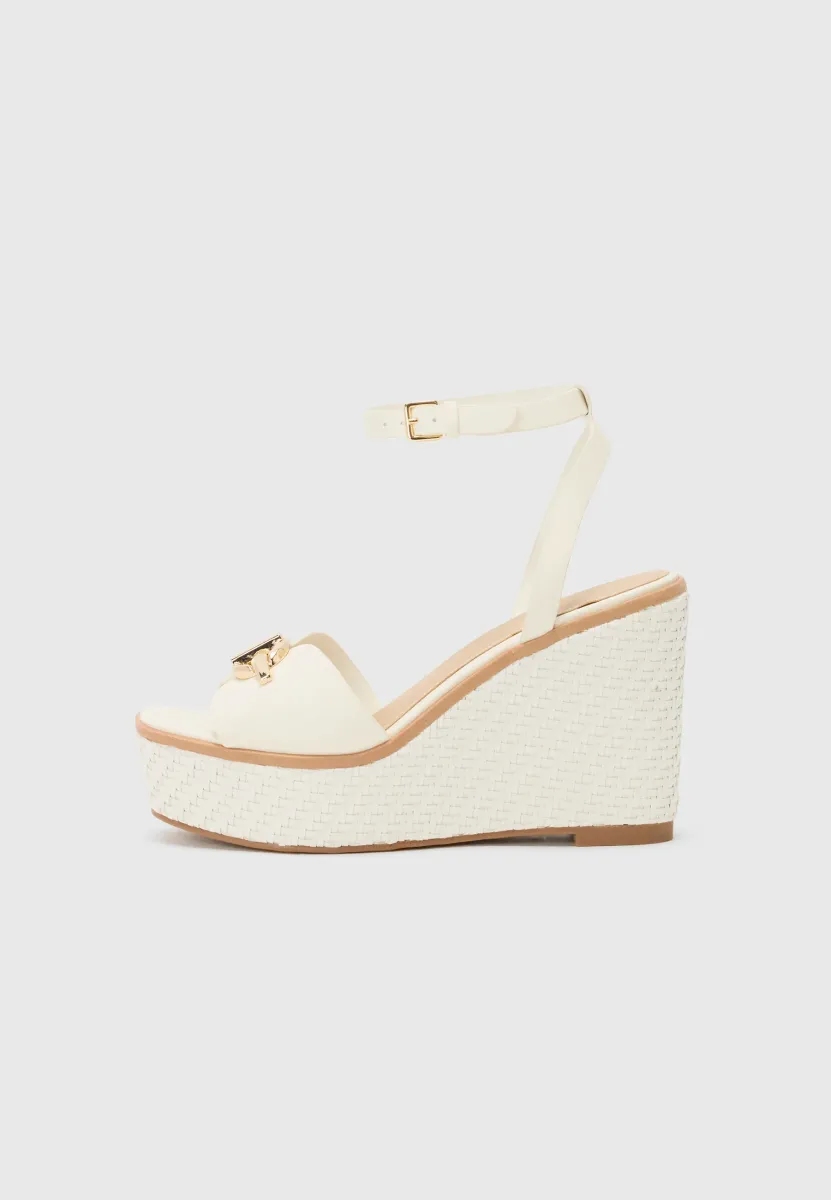 YBYLIN - Keilsandalette - white