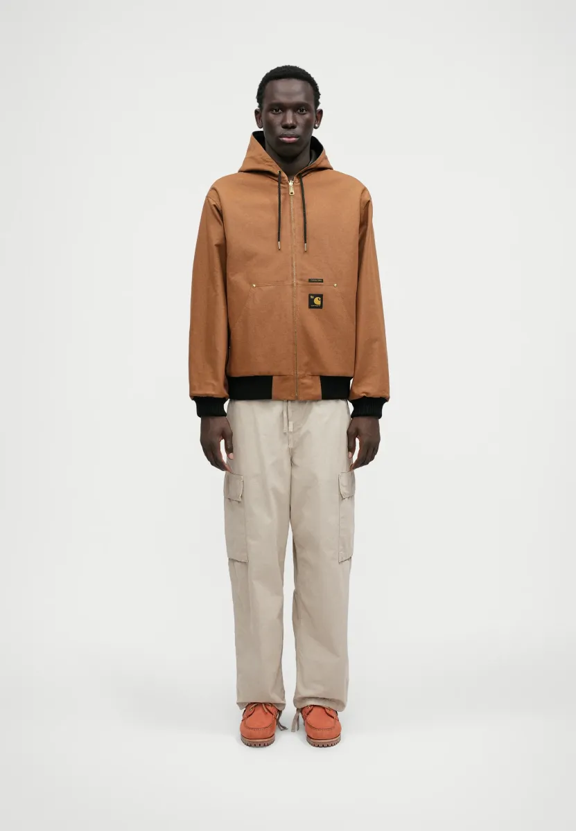 YEARS ANNIVERSARY ACTIVE JACKET - Lederjacke - black/hamilton brown