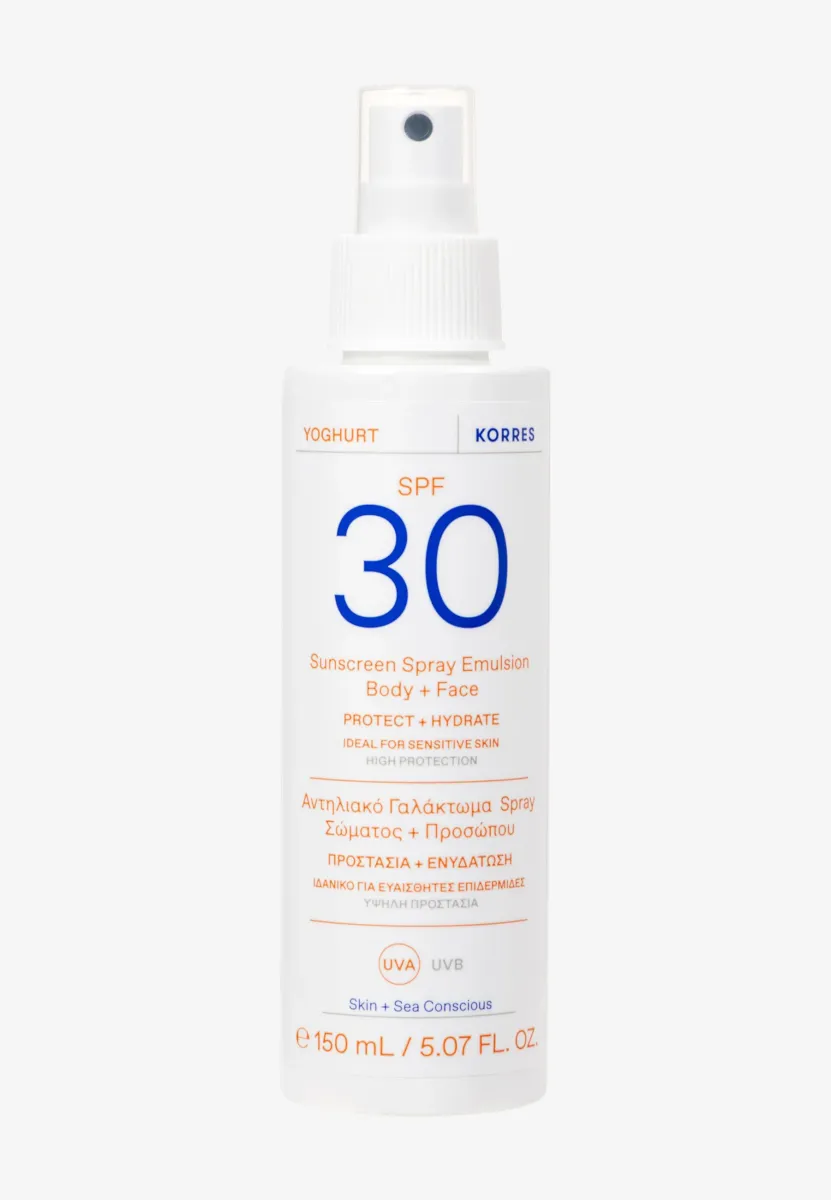YOGHURT SUNSCREEN SPRAY EMULSION BODY + FACE SPF30 - Sonnenschutz