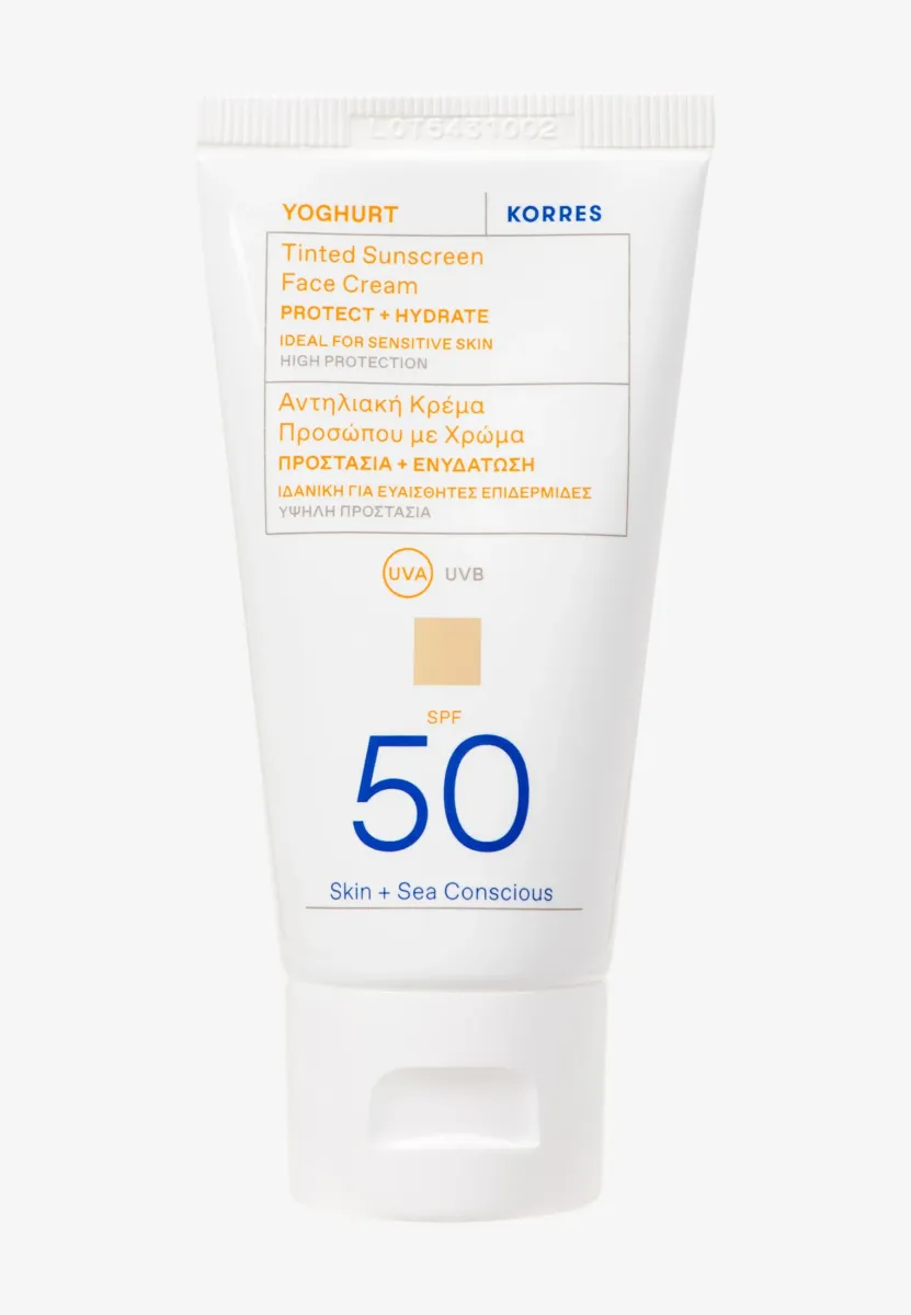 YOGHURT TINTED SUNSCREEN FACE CREAM SPF50 - Getönte Tagespflege