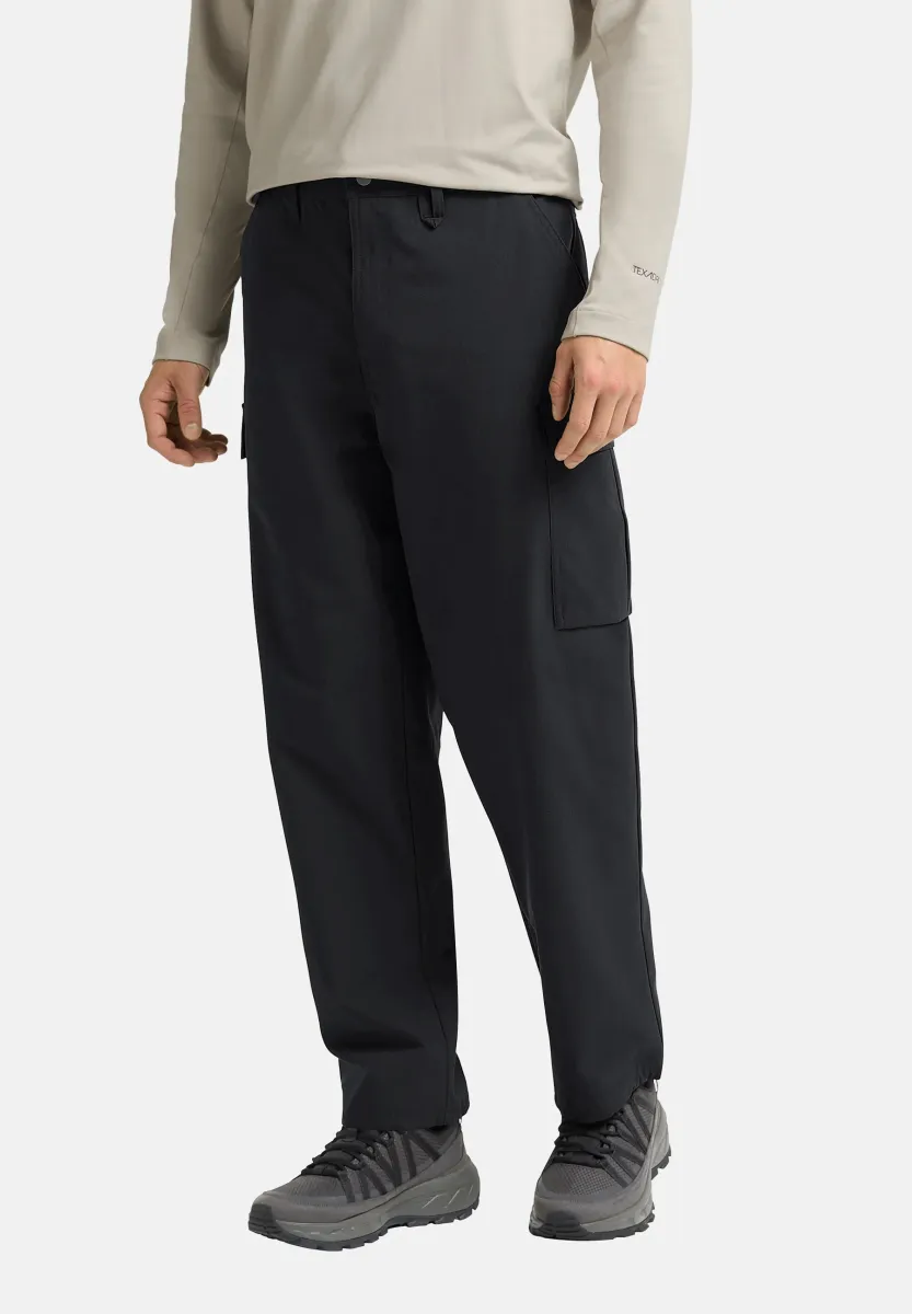 YUMA - Stoffhose - black