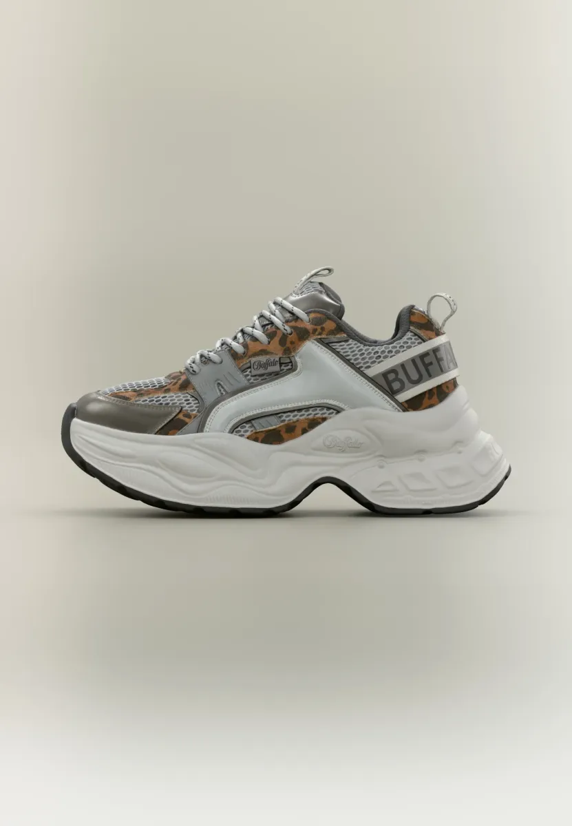 YUNO ONE - Sneaker low - grey/silver-coloured