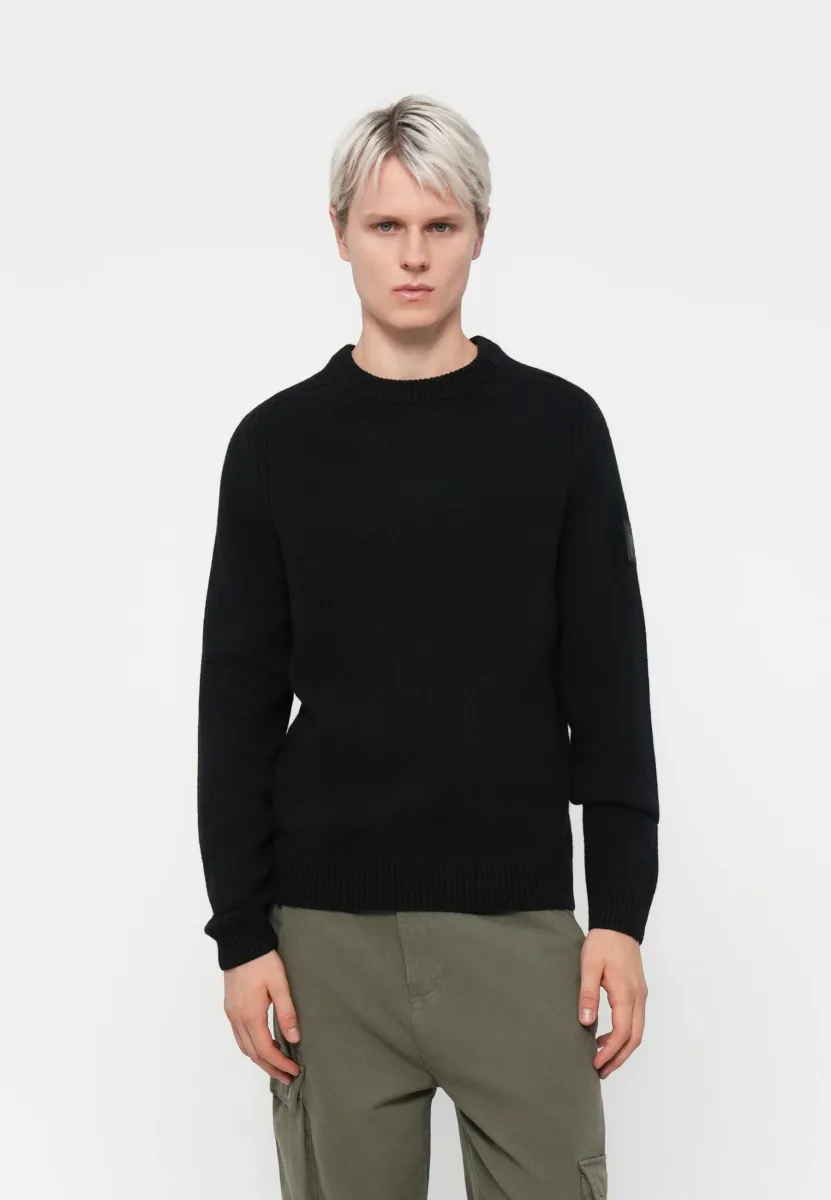 ZAGREB - Strickpullover - black
