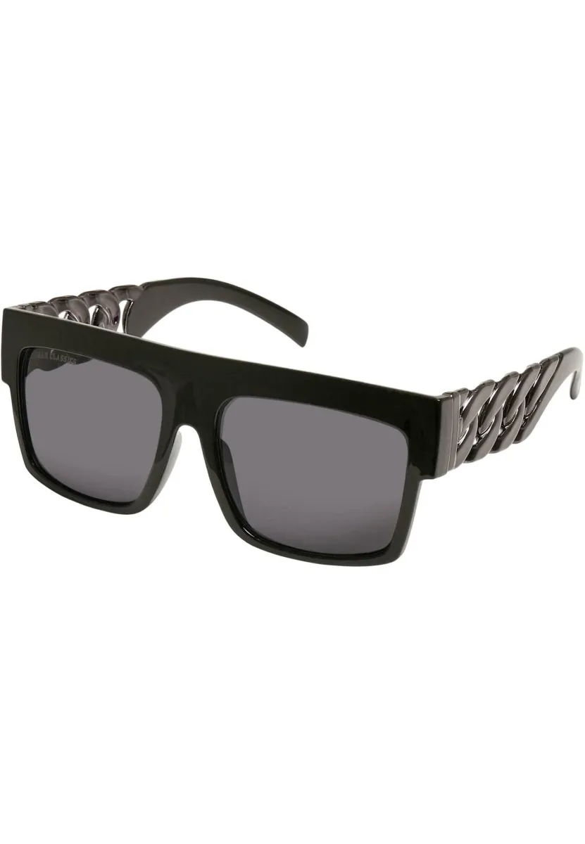 ZAKYNTHOS WITH CHAIN - Sonnenbrille - black silver