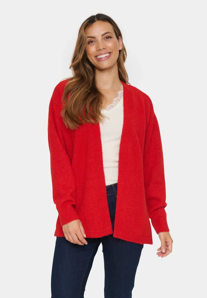 ZANETT OPEN - Strickjacke - racing red