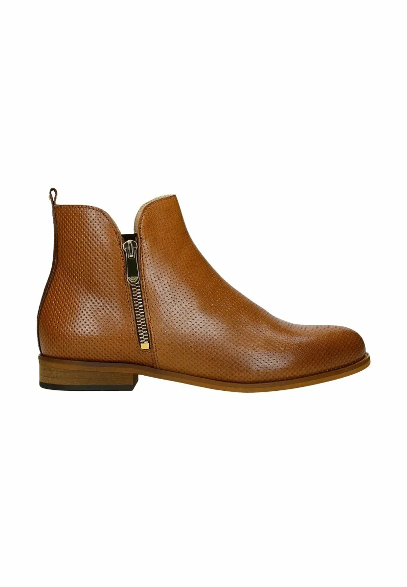 ZAPINANE NA ZAMEK - Stiefelette - brown
