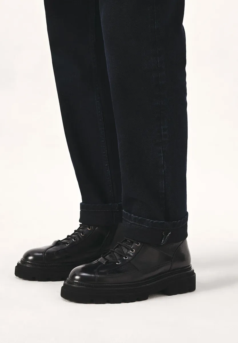 ZAPUS - Schnürstiefelette - black