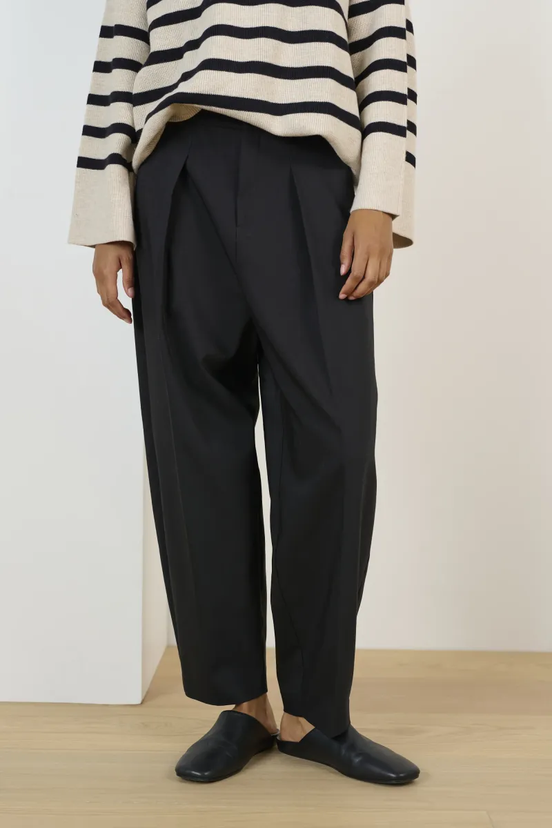 ZellaIW Barrel Pant - Stoffhose - black