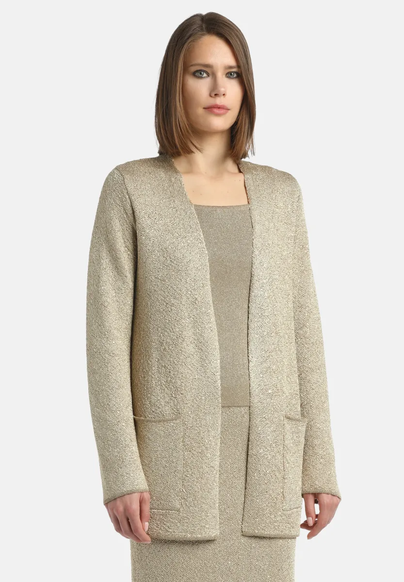 ZENICA - Strickjacke - oro