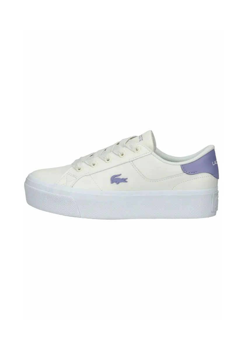 ZIANE PLATFORM - Sneaker low - off wht/lt purp ai