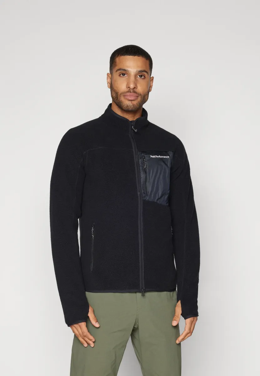 ZIP - Fleecejacke - black